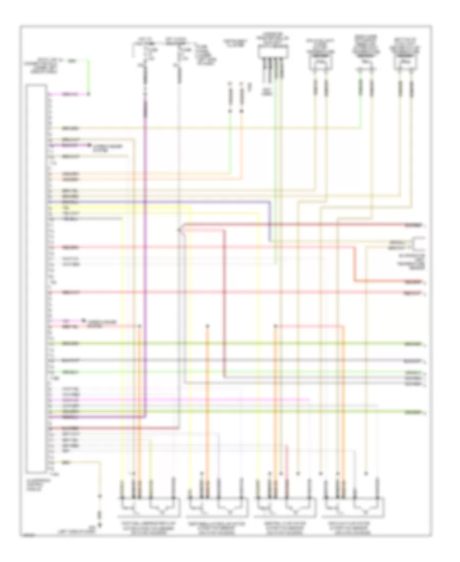 4.0L, Automatic AC Wiring Diagram (1 of 2) for Volkswagen Passat GLS 2002