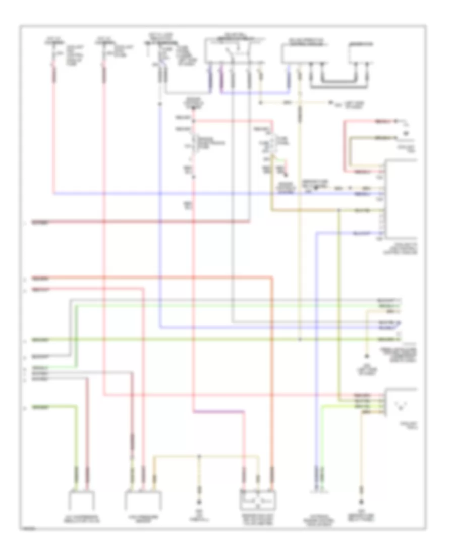 4.0L, Automatic AC Wiring Diagram (2 of 2) for Volkswagen Passat GLS 2002