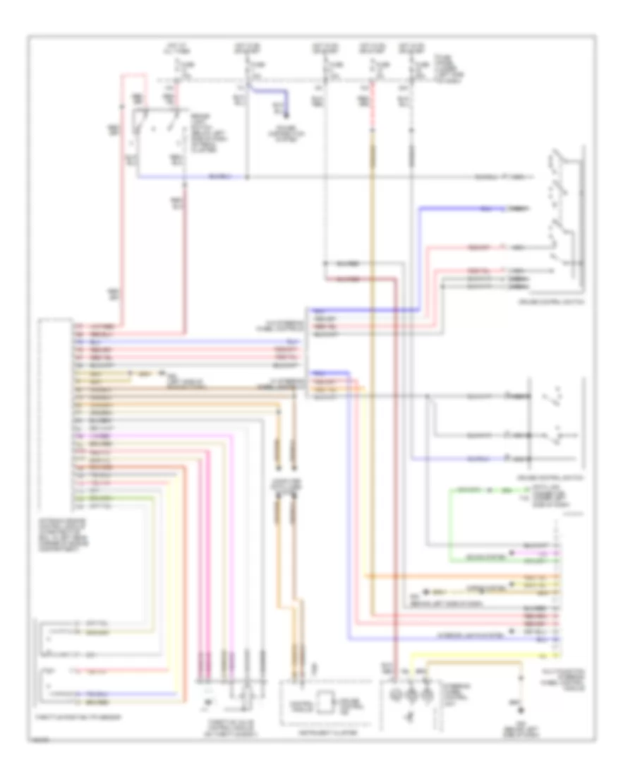 4.0L, Cruise Control Wiring Diagram for Volkswagen Passat GLS 2002