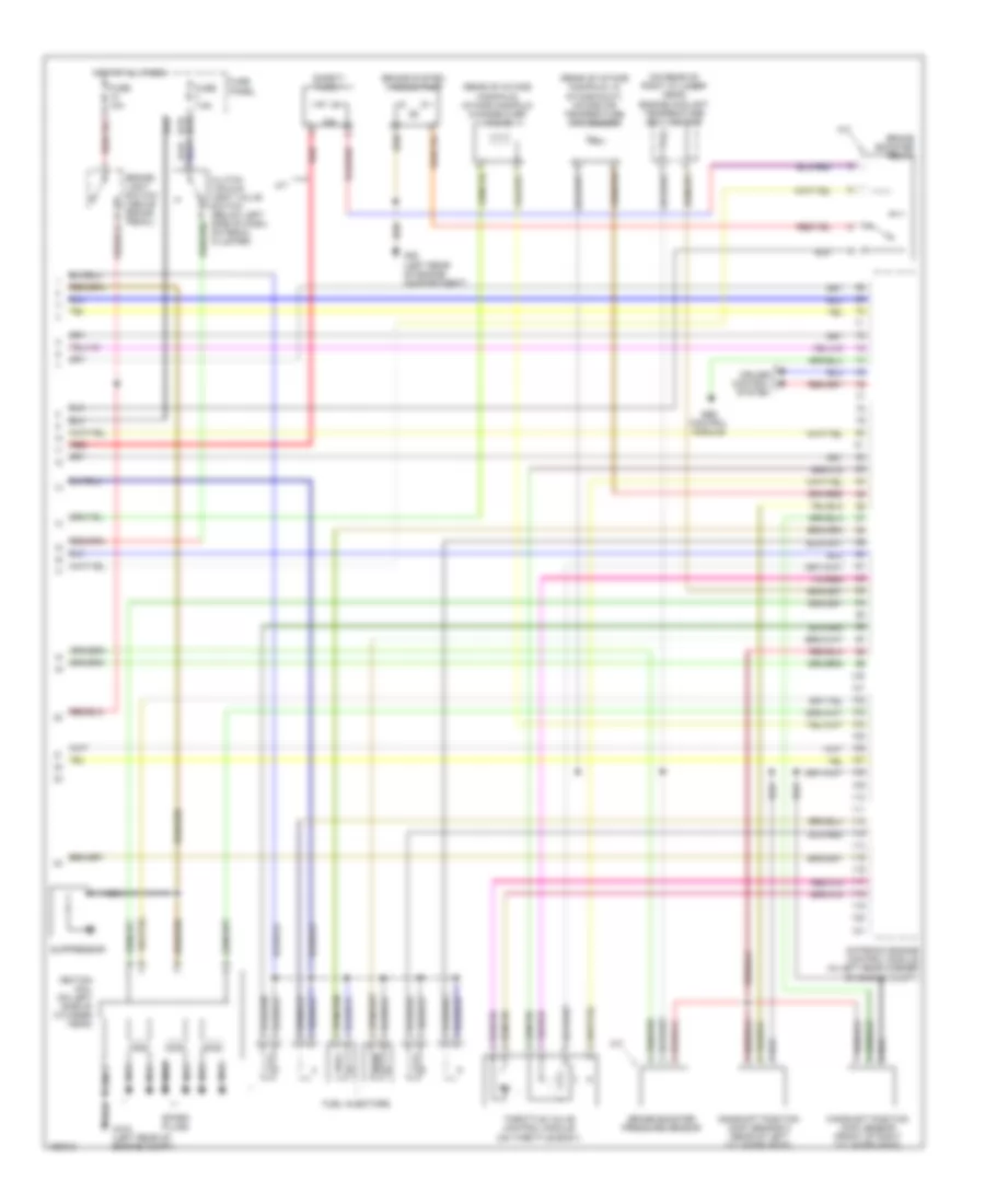 2.8L, Engine Performance Wiring Diagrams (3 of 3) for Volkswagen Passat GLS 2002