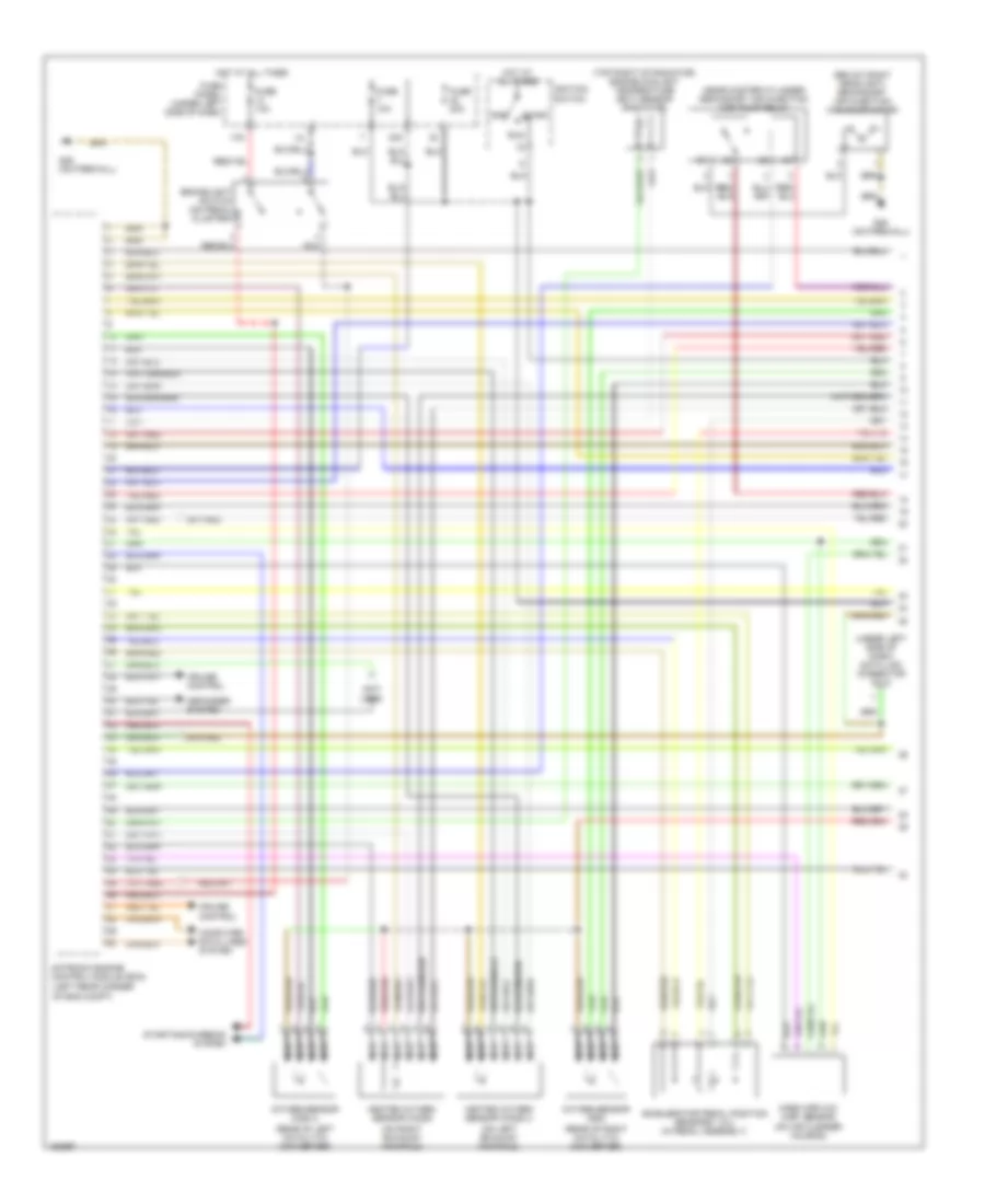 4 0L Engine Performance Wiring Diagrams 1 of 6 for Volkswagen Passat GLS 2002