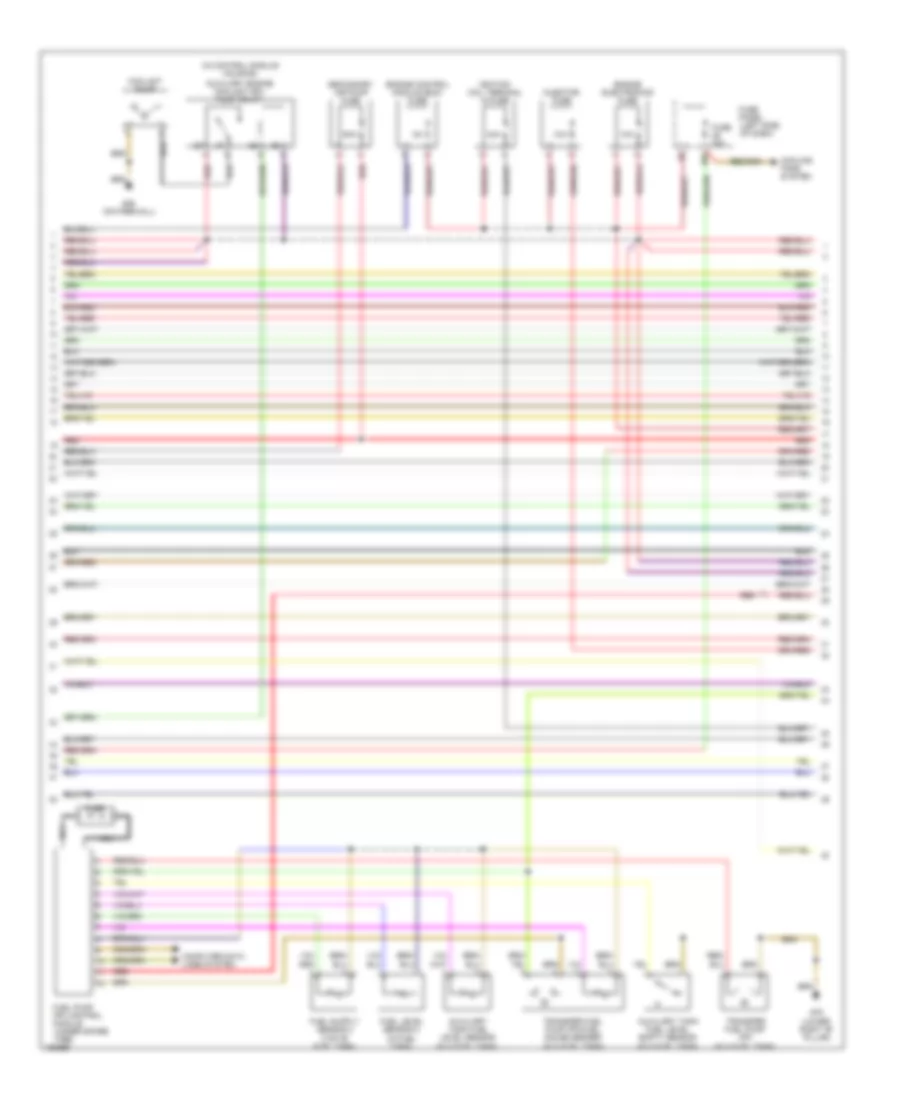 4 0L Engine Performance Wiring Diagrams 3 of 6 for Volkswagen Passat GLS 2002