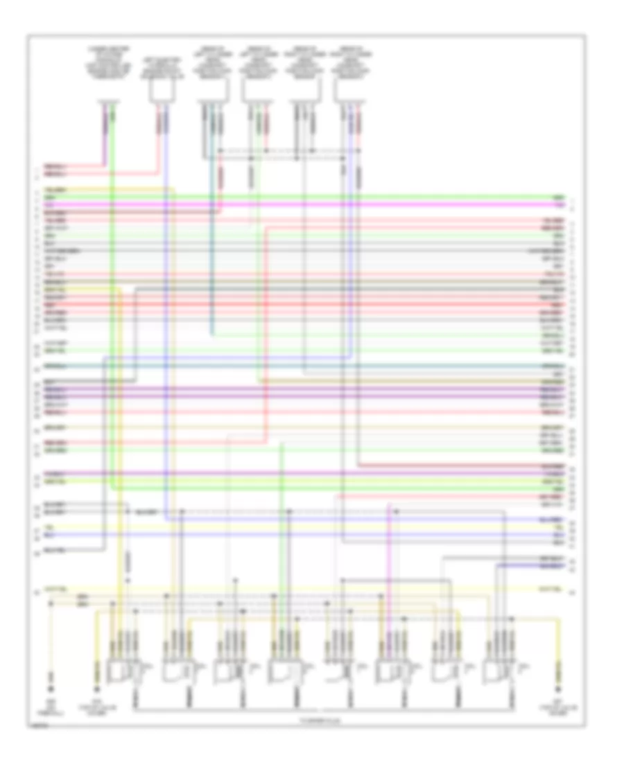 4.0L, Engine Performance Wiring Diagrams (4 of 6) for Volkswagen Passat GLS 2002