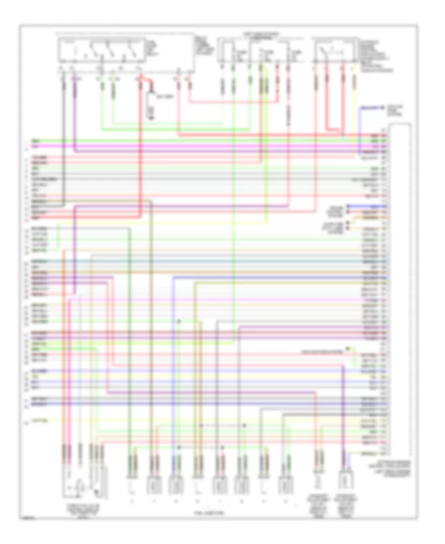 4.0L, Engine Performance Wiring Diagrams (6 of 6) for Volkswagen Passat GLS 2002