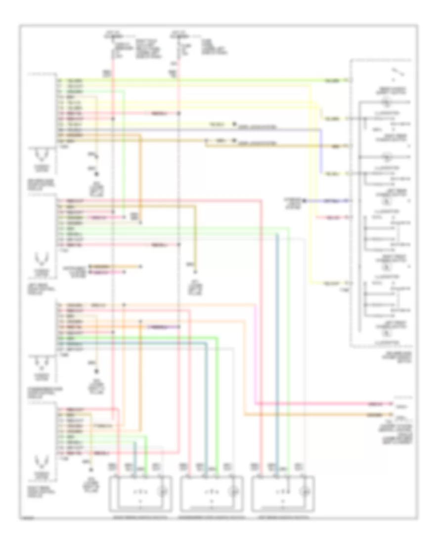 Power Window Wiring Diagram for Volkswagen Passat GLS 2002