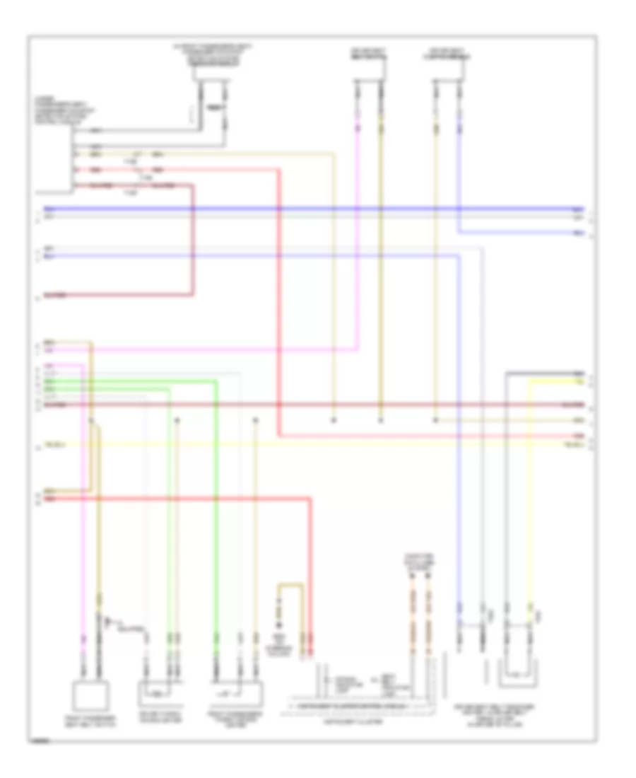 Supplemental Restraints Wiring Diagram Hybrid 2 of 3 for Volkswagen Jetta SEL 2013