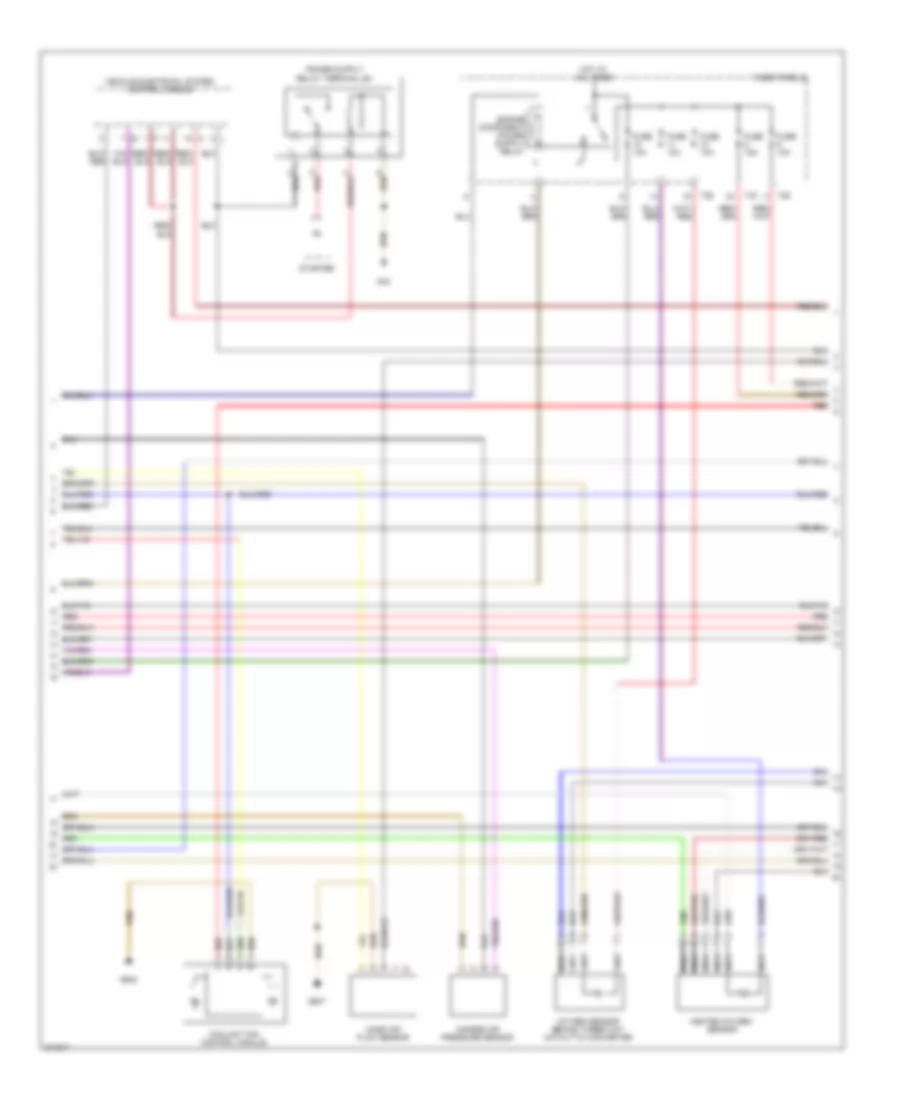 2.0L, Engine Performance Wiring Diagram (2 of 5) for Volkswagen Jetta Value Edition 2007