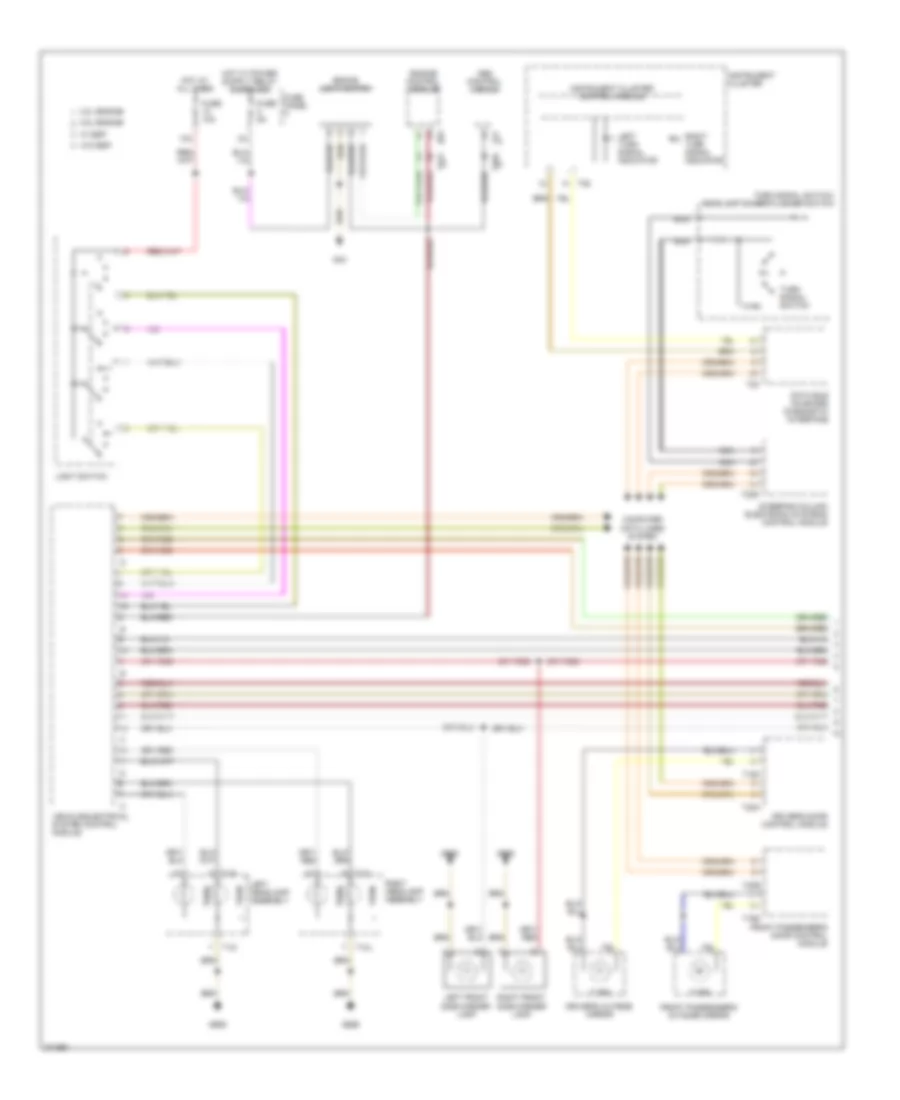 Exterior Lamps Wiring Diagram 1 of 2 for Volkswagen Jetta Value Edition 2007