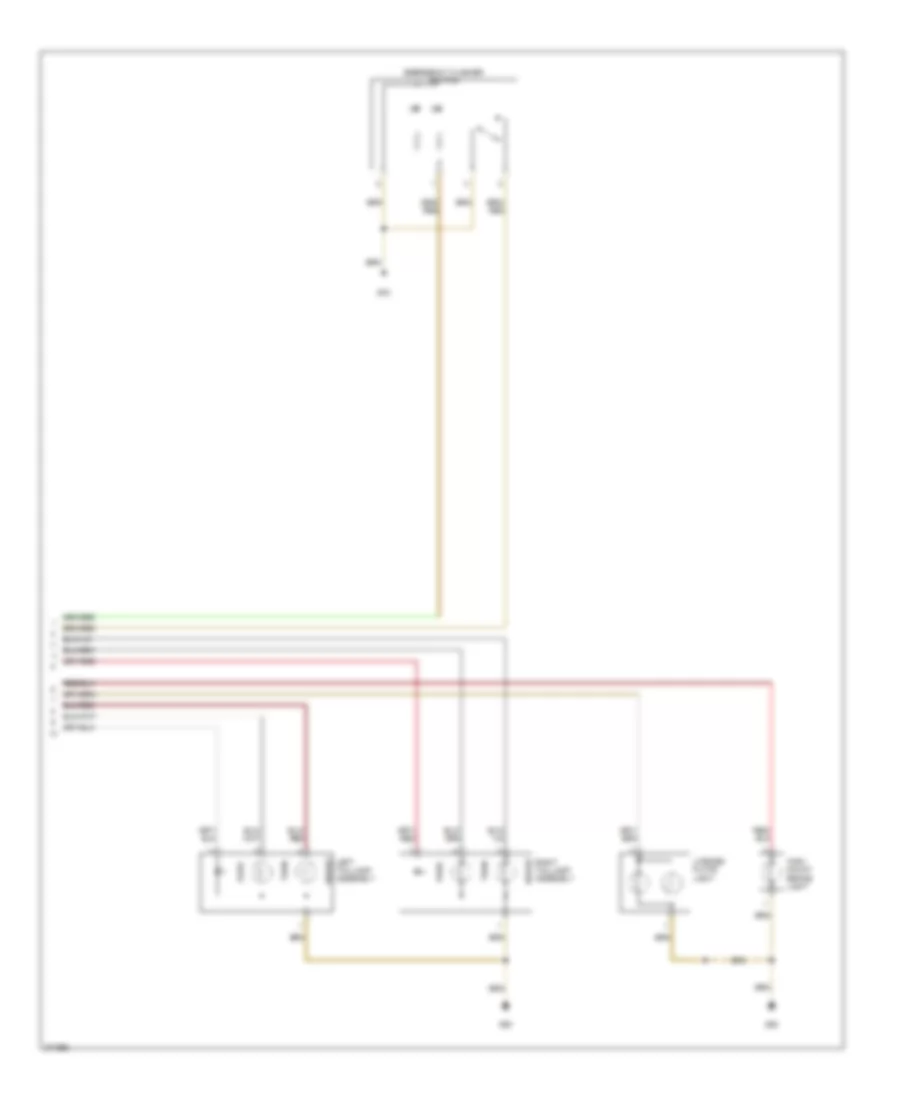 Exterior Lamps Wiring Diagram 2 of 2 for Volkswagen Jetta Value Edition 2007