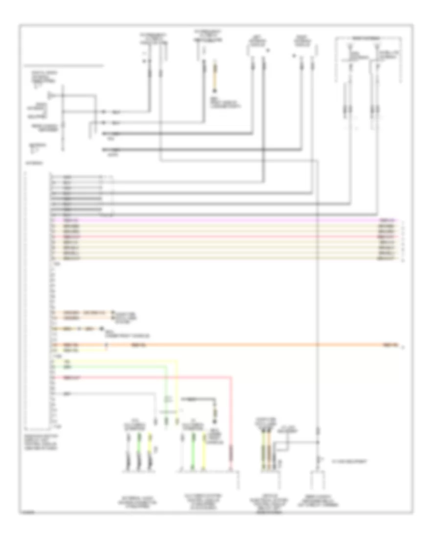Radio Wiring Diagram, with Navigation without Amplifier (1 of 2) for Volkswagen Jetta TDI 2013