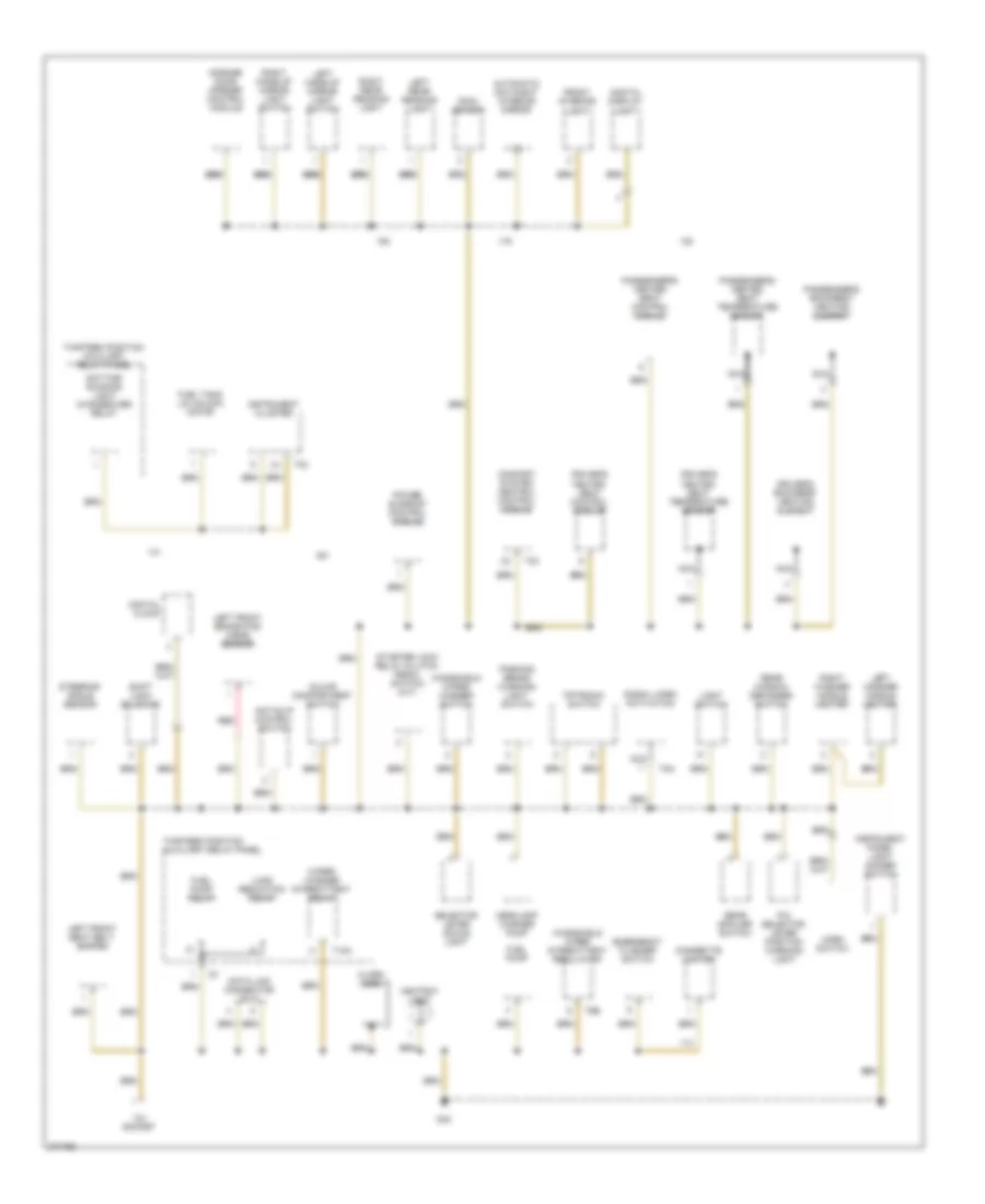 Ground Distribution Wiring Diagram (2 of 4) for Volkswagen New Beetle 2007