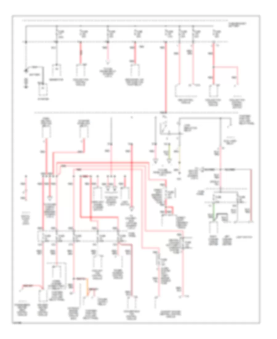 Power Distribution Wiring Diagram 1 of 4 for Volkswagen New Beetle 2007