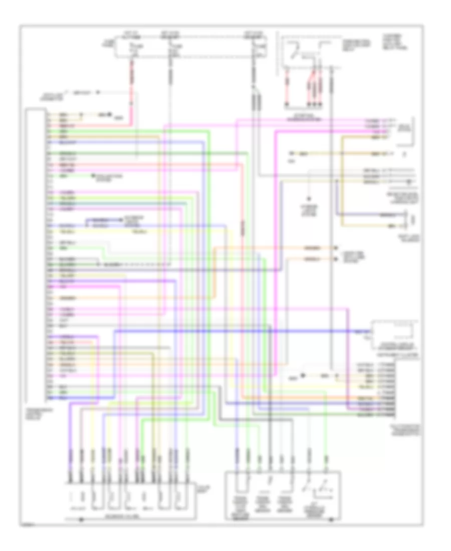 A T Wiring Diagram with 6 Speed A T Except Convertible for Volkswagen New Beetle 2007