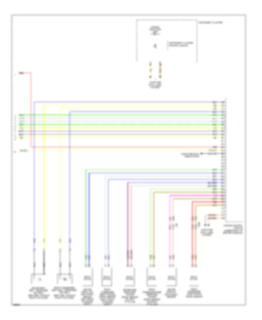 Supplemental Restraints Wiring Diagram (3 of 3) for Volkswagen Passat S 2013
