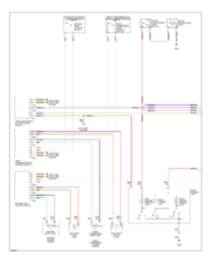 Courtesy Lamps Wiring Diagram 1 of 2 for Volkswagen Passat 2 0T 2007