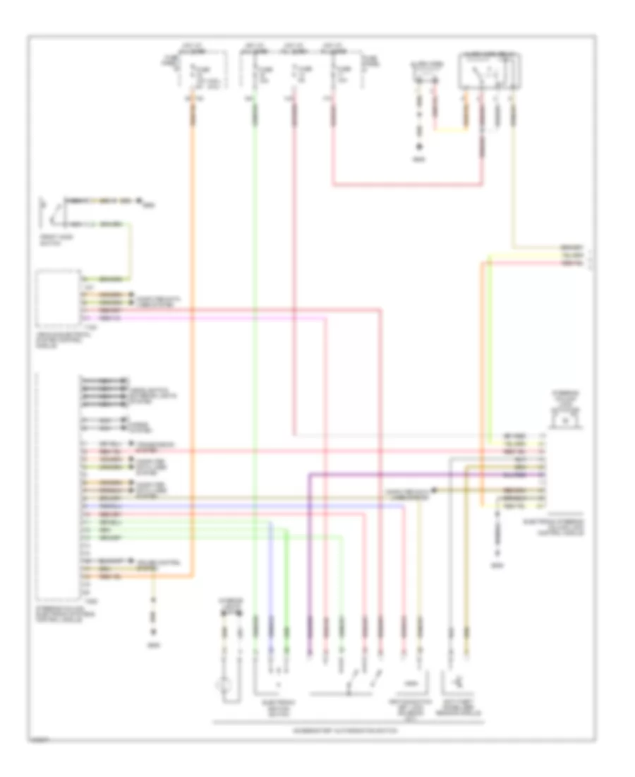 Power Door Locks Wiring Diagram Sedan 1 of 3 for Volkswagen Passat 2 0T 2007