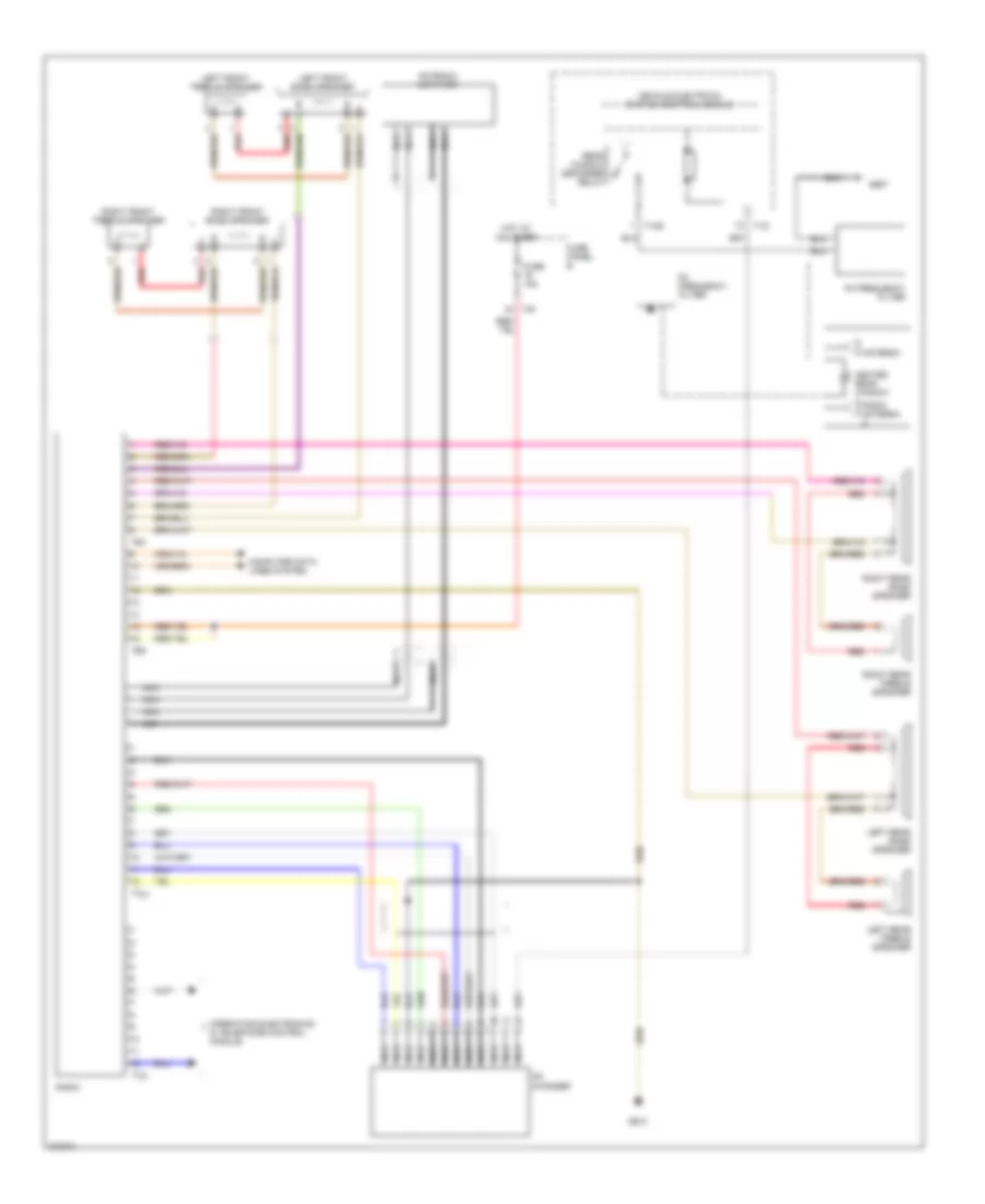 Base Radio Wiring Diagram for Volkswagen Passat 2 0T 2007