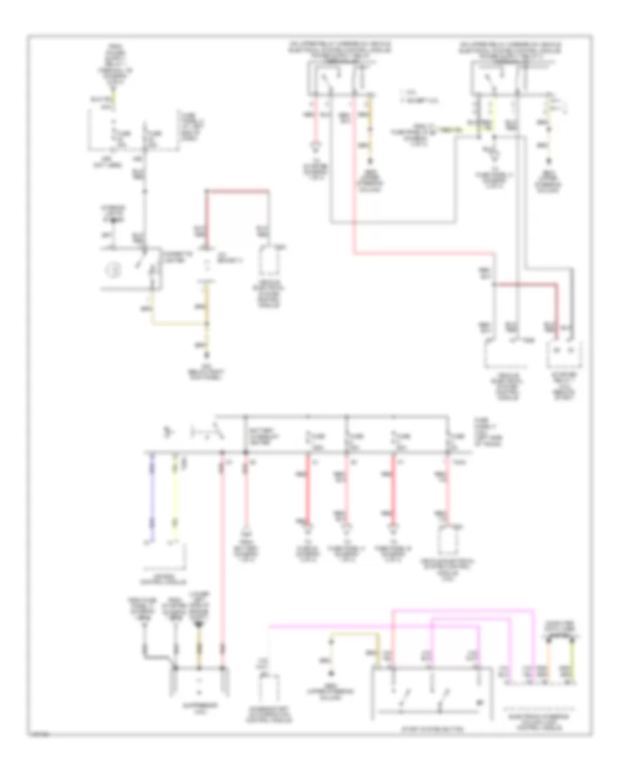 Power Distribution Wiring Diagram 4 of 4 for Volkswagen Passat SEL 2013