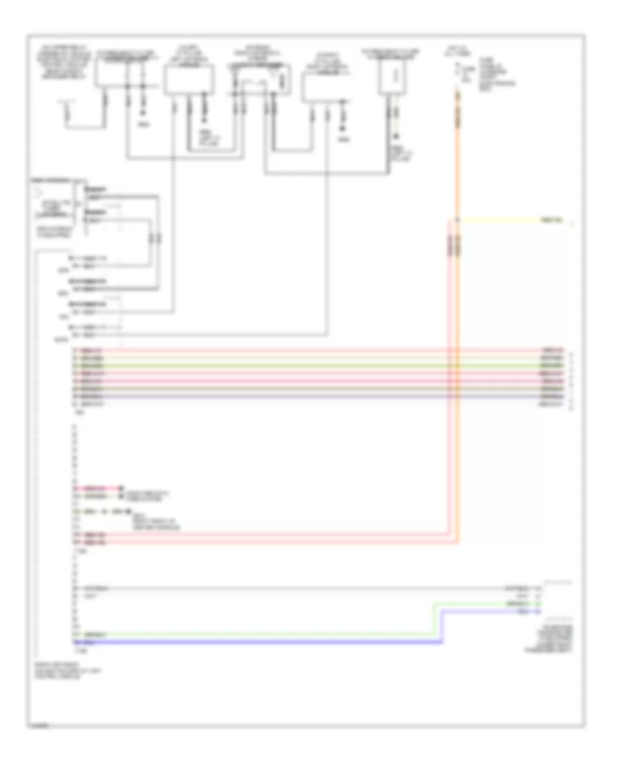 Radio Wiring Diagram, without Amplifier (1 of 2) for Volkswagen Passat SEL 2013