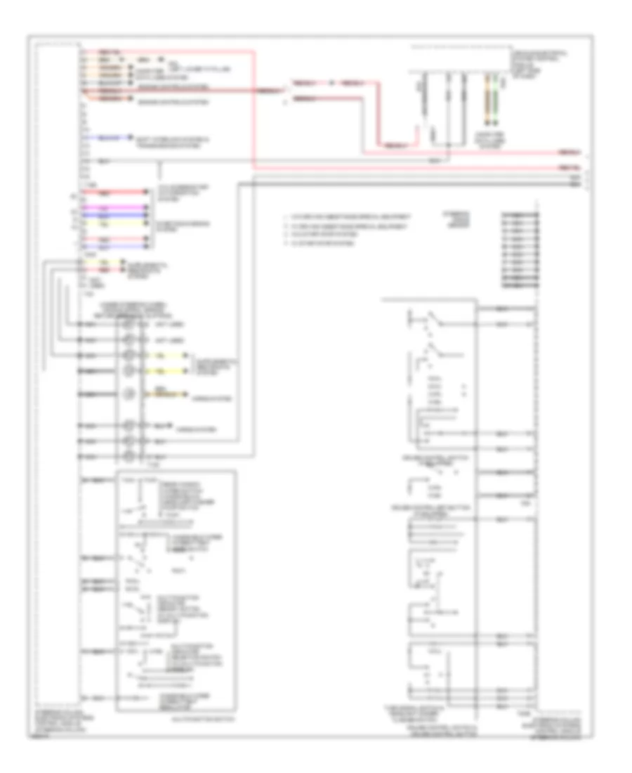 Steering Column Electronic Systems Control Module Wiring Diagram, Late Production (1 of 2) for Volkswagen Golf 2011