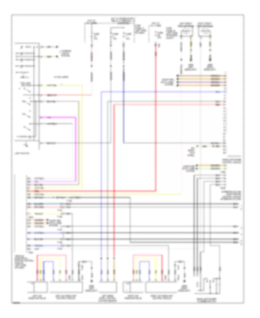 Headlights Wiring Diagram, Late Production with HID Headlamps (1 of 2) for Volkswagen Golf 2011