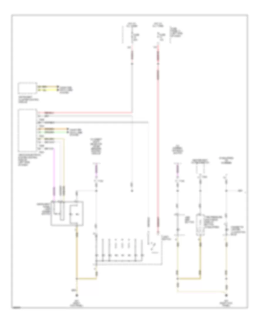Instrument Illumination Wiring Diagram Early Production 1 of 2 for Volkswagen Golf 2011