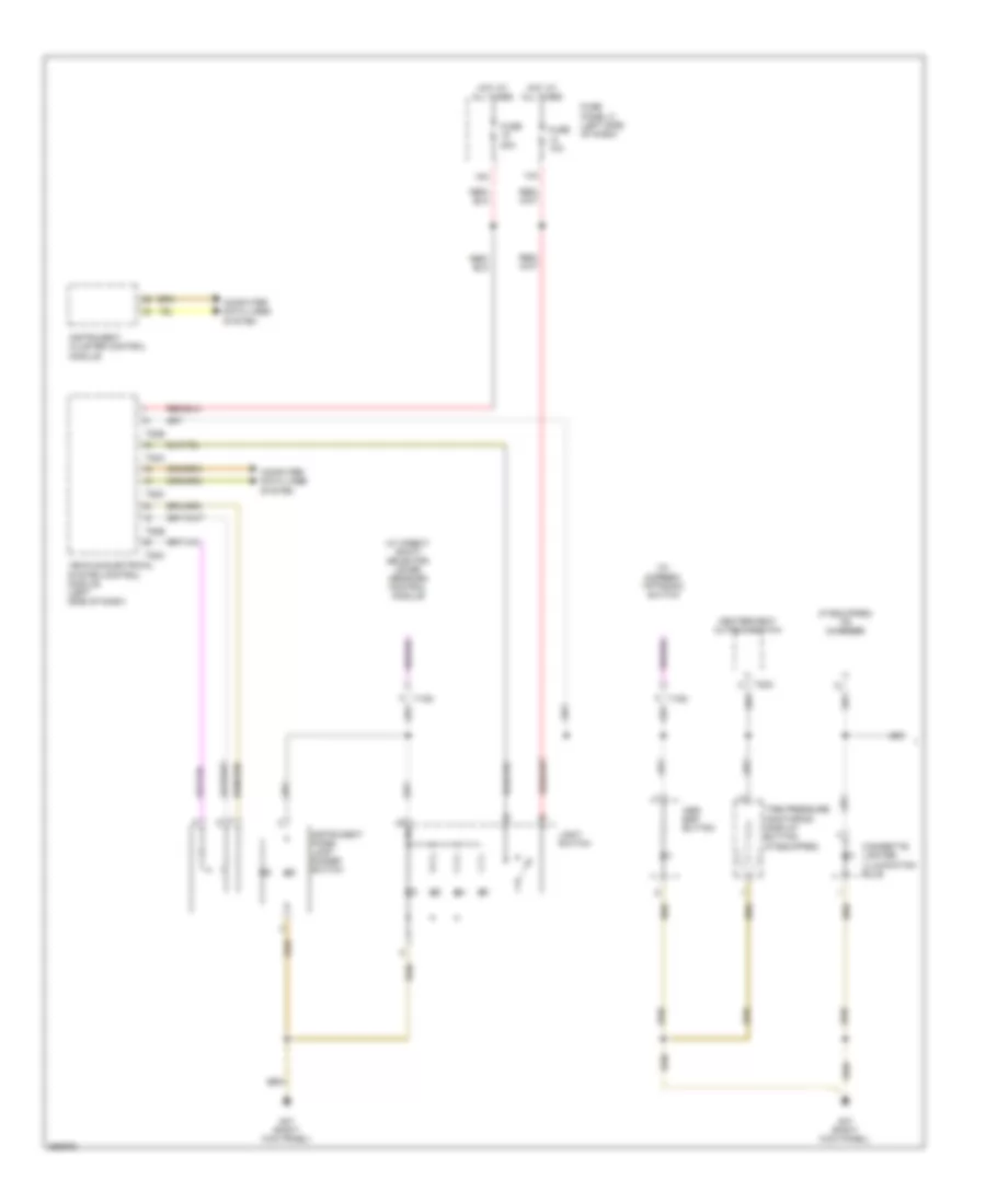 Instrument Illumination Wiring Diagram, Late Production (1 of 2) for Volkswagen Golf 2011