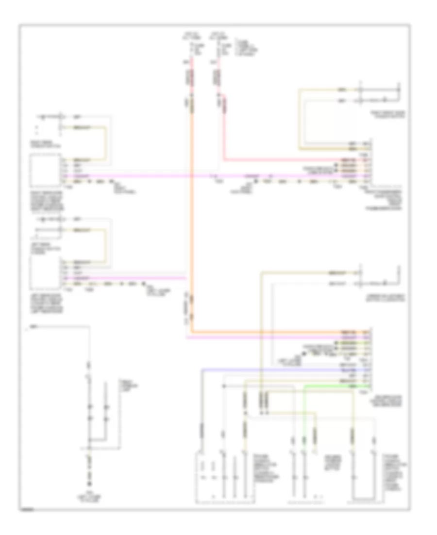 Instrument Illumination Wiring Diagram, Late Production (2 of 2) for Volkswagen Golf 2011
