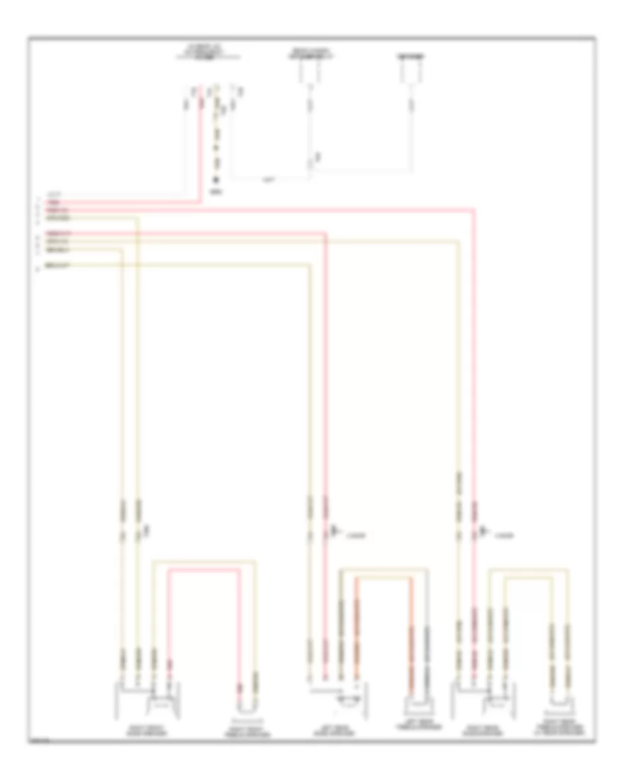 Navigation Wiring Diagram without Amplifier 3 of 3 for Volkswagen Golf 2011
