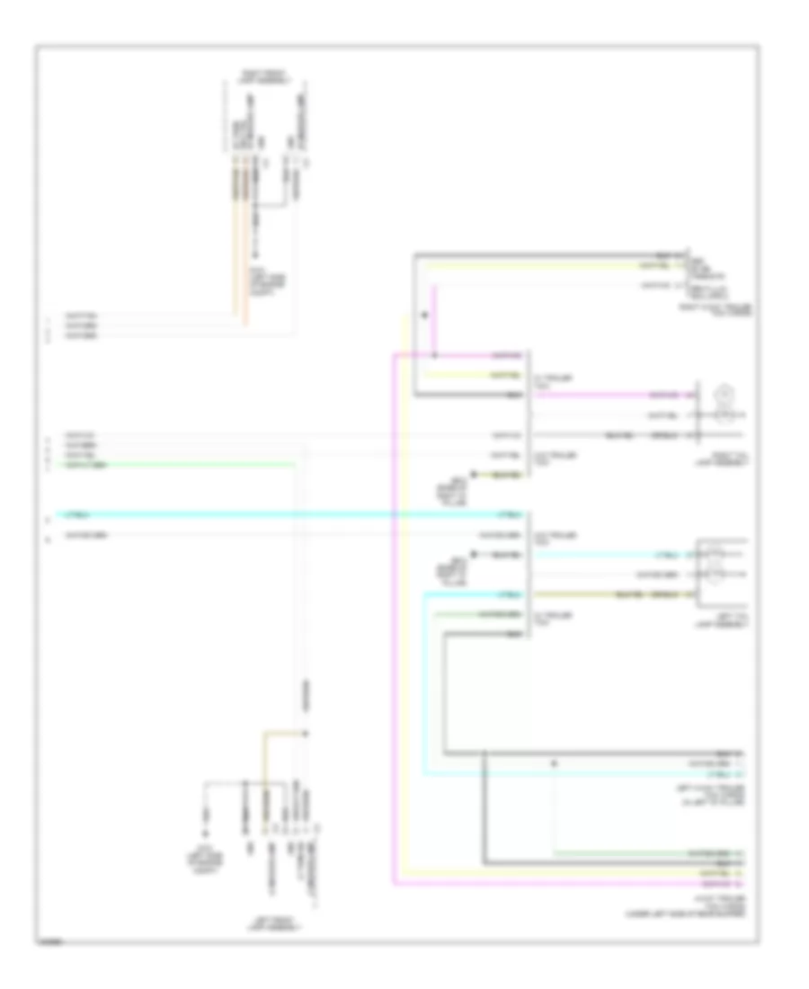 Exterior Lamps Wiring Diagram 2 of 2 for Volkswagen Routan S 2013