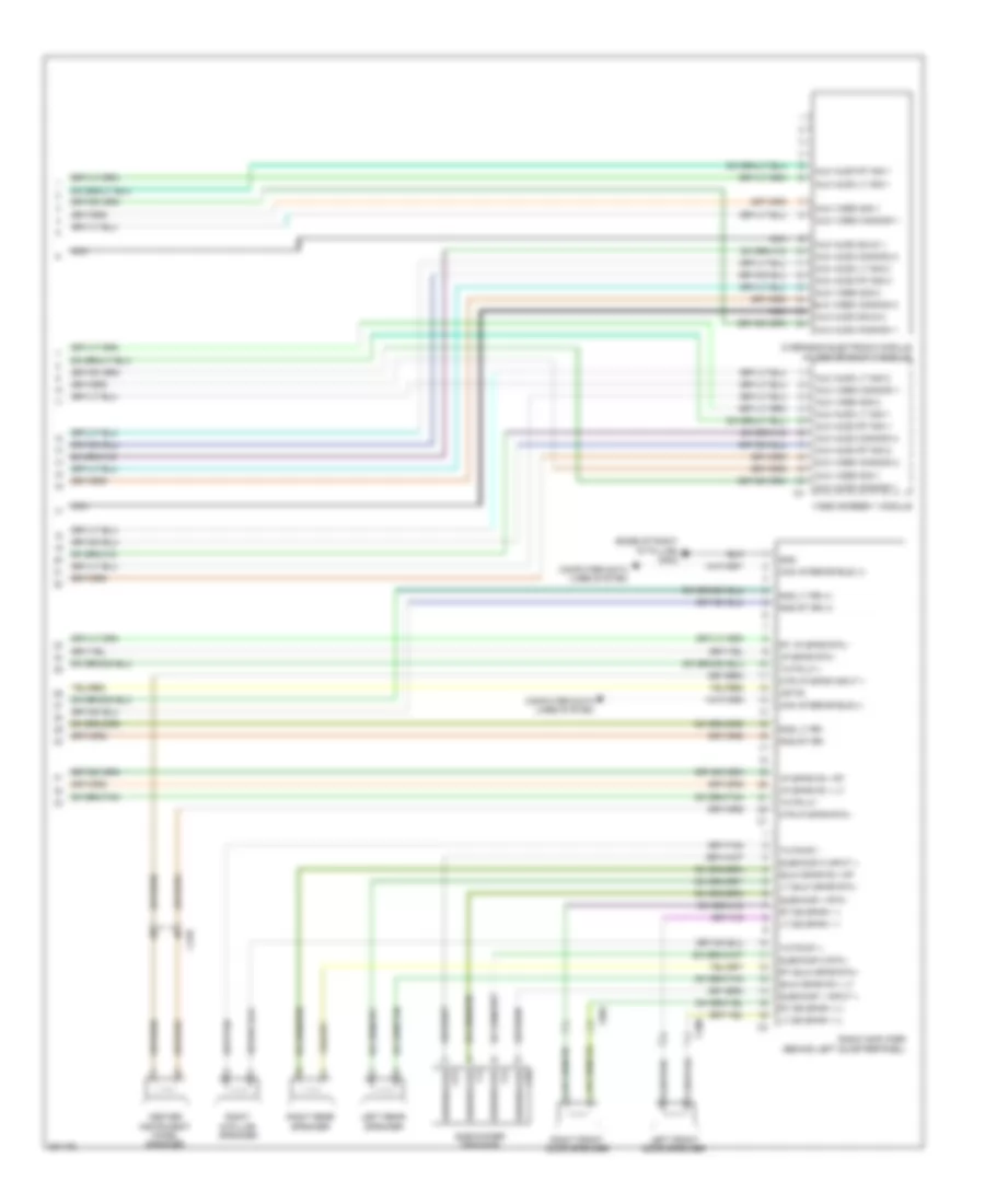 Radio Wiring Diagram, Premium (5 of 5) for Volkswagen Routan S 2013