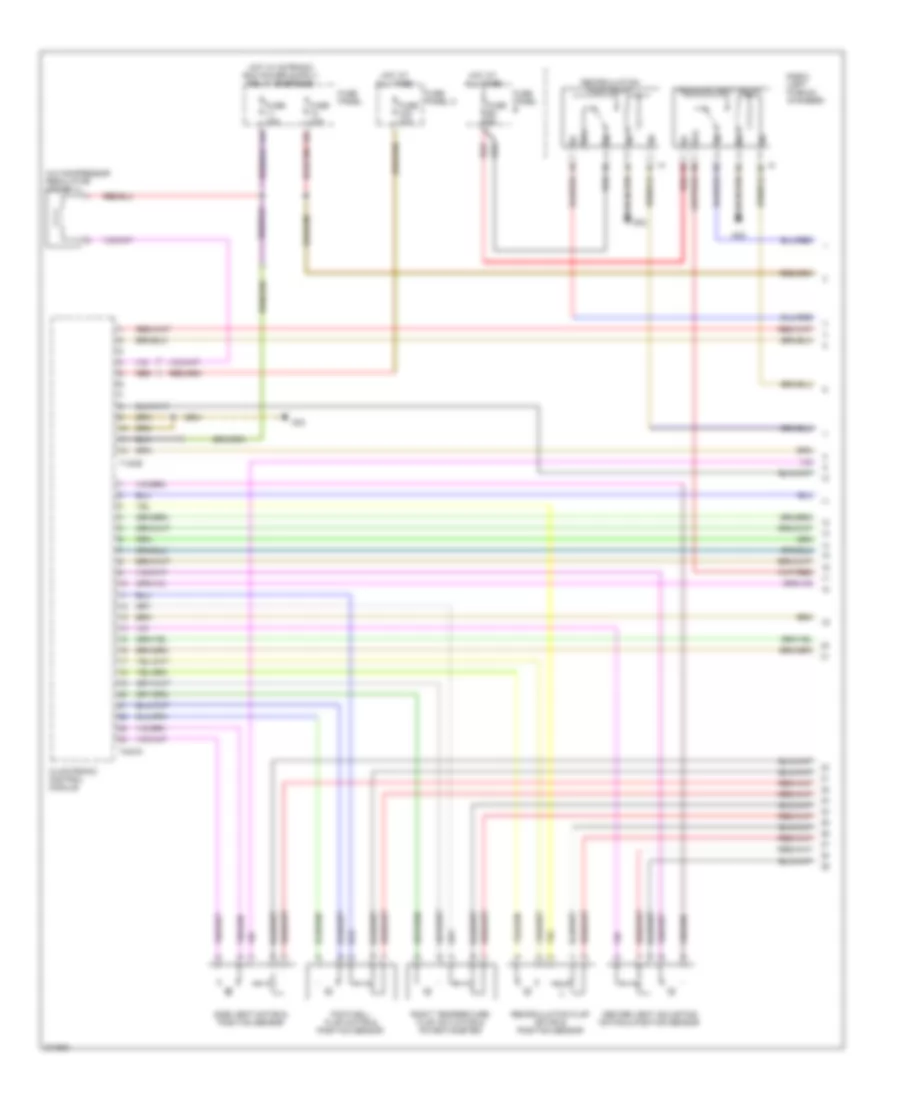 3.6L, Automatic AC Wiring Diagram, Dual AC Wiring Diagram (1 of 3) for Volkswagen Touareg 2007