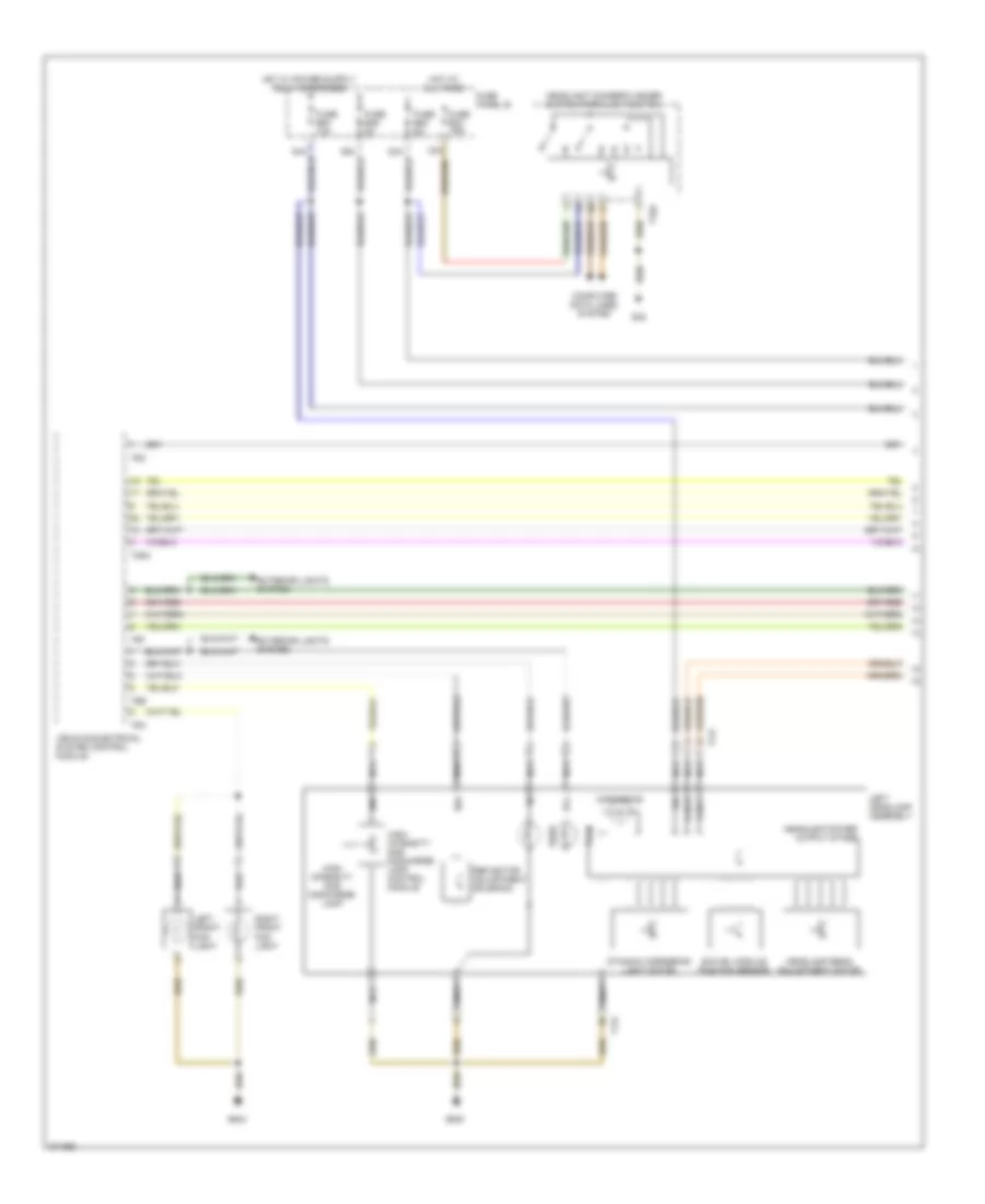 Adaptive Front Lighting Wiring Diagram 1 of 2 for Volkswagen Touareg 2007