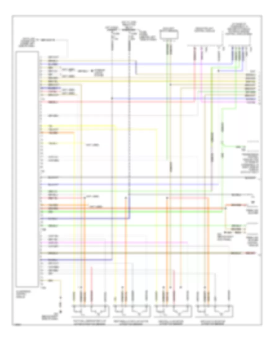 Электросхема кондиционера (1 из 2) для Volkswagen Jetta GLS 2003