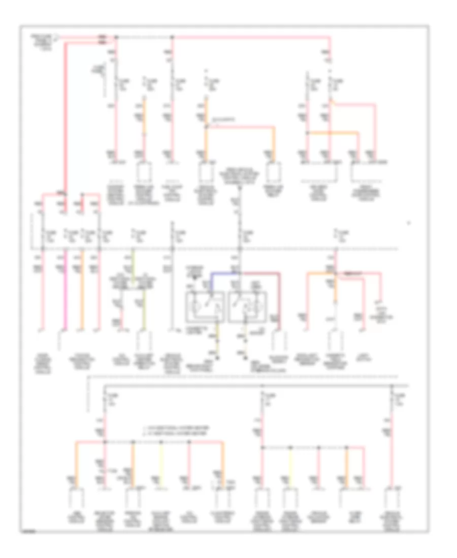 2.0L, Power Distribution Wiring Diagram, BPY (4 of 5) for Volkswagen Eos Komfort 2008