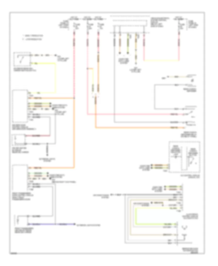 Defoggers Wiring Diagram with High Equipment for Volkswagen Jetta S 2011