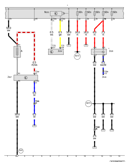 Wiring diagrams AUDI 3.0l diesel engine , CJGA,CJMA,CJGC